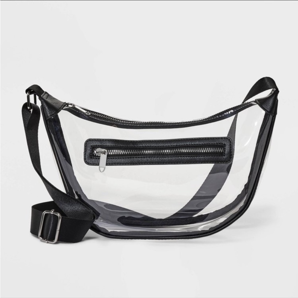 Half Moon Crossbody Bag Wild Fable Clear